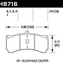 Hawk DTC-70 Disc Brake Pad - HB716U.710