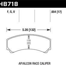 Hawk Er-1 Disc Brake Pad - HB718D.654