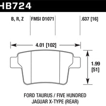 Hawk Street Brake Pads - HB724Z.637