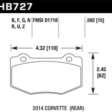 Hawk Er-1 Disc Brake Pad - HB727D.592