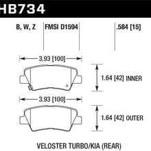 Hawk Street Brake Pads - HB734Z.584