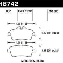 Hawk Street Brake Pads - HB742B.690
