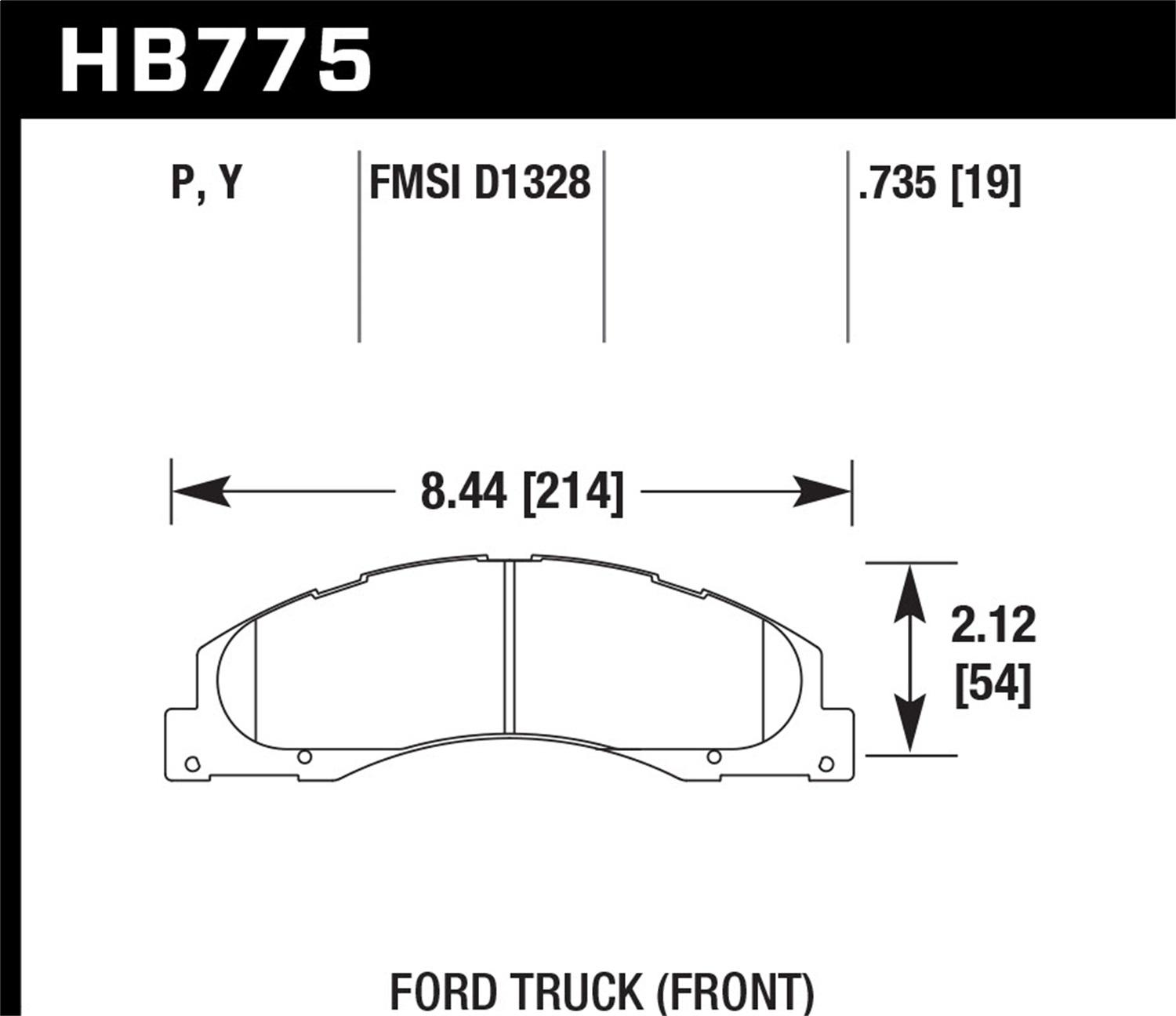 Hawk Street Brake Pads - HB775P.735