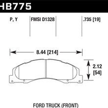 Hawk Street Brake Pads - HB775Y.735