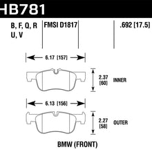 Hawk Street Brake Pads - HB781N.692