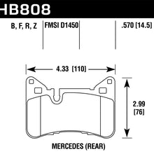 Hawk Street Brake Pads - HB808Z.570