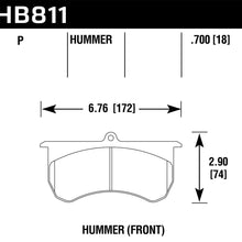Hawk Street Brake Pads - HB811P.700