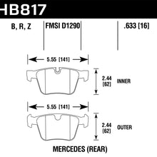 Hawk Street Brake Pads - HB817R.633