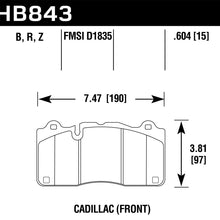 Hawk Street Brake Pads (2016-2016 CTS) - HB843Z.604