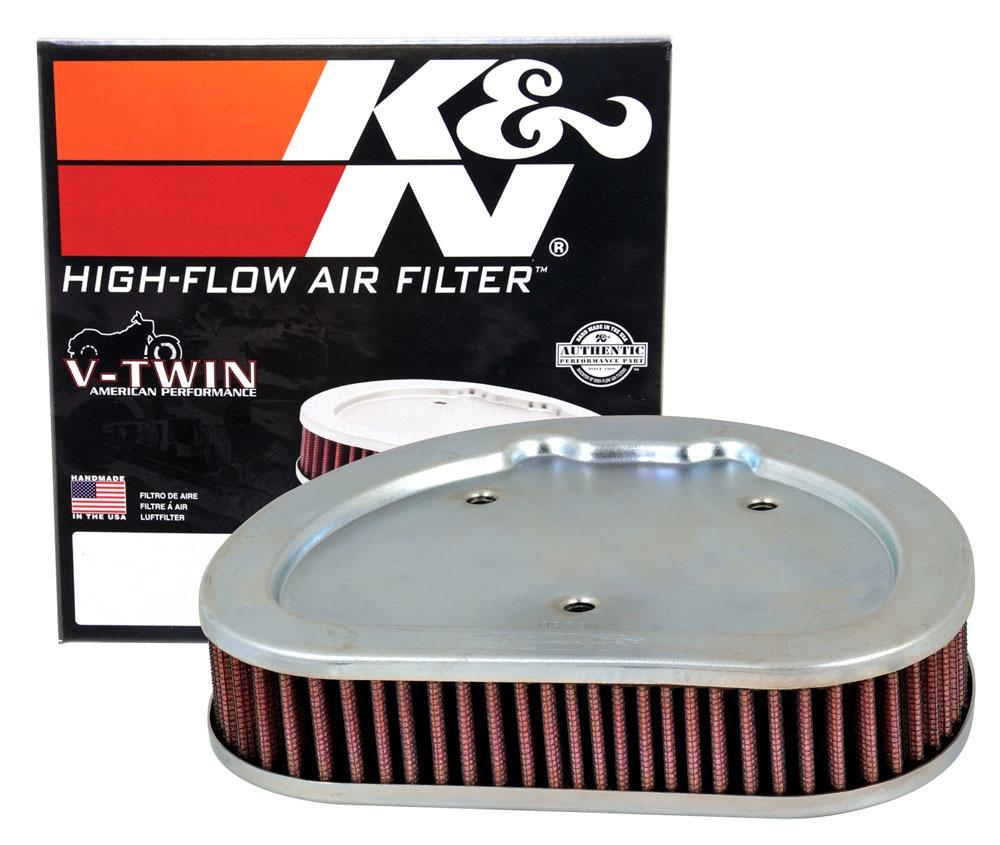 K and N Filters Replacement Air Filter (2008-2013 Harley-Davidson Fitment) - HD-1508