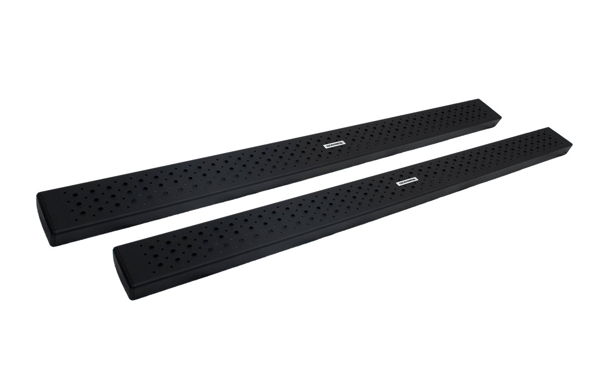 Go Rhino HD OE Xtreme Side Steps with Mounting Brackets Kit - Textured Black Finish (2019-2022 1500) - 6863449987T