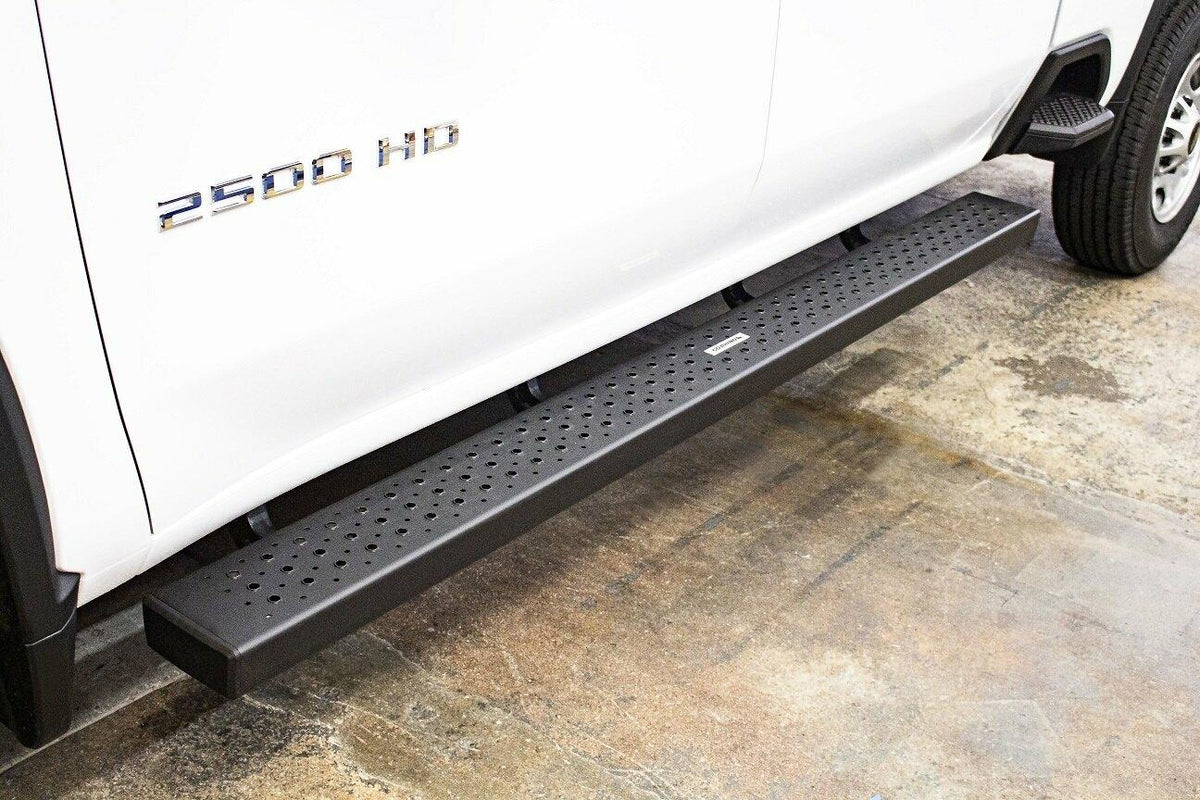Go Rhino HD OE Xtreme Side Steps with Mounting Brackets Kit - Textured Black Finish - 6863404787T