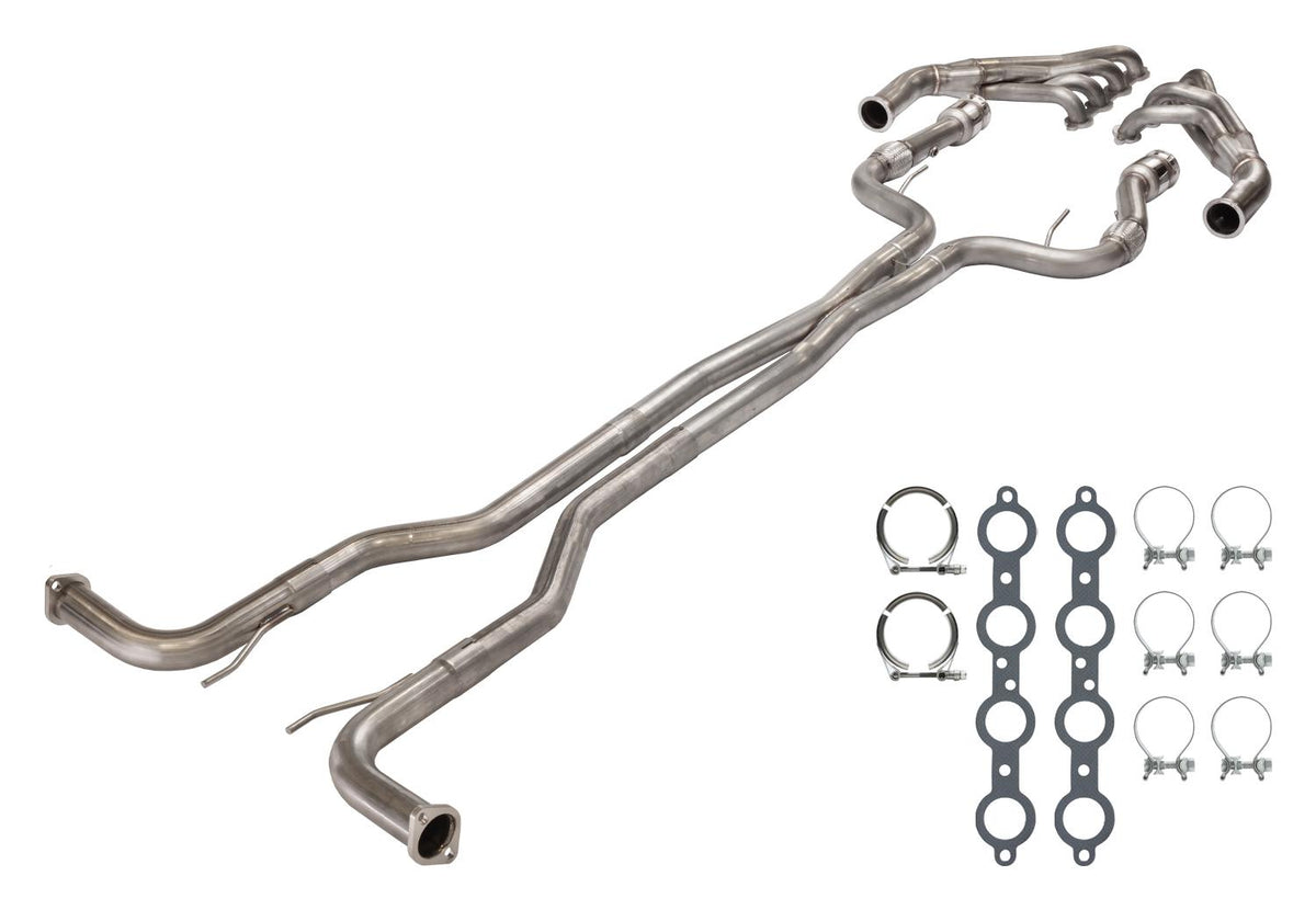 Pypes Pontiac G8 Catted Long Tube Header with Mid Pipes Pypes Exhaust - HDR140SK