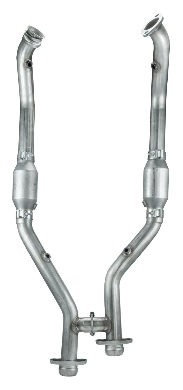 Pypes H-Pipe Exhaust Kit High Flow Catalytic Converters 409 Stainless Steel Designed (1999-2004 Mustang GT) - HFM36