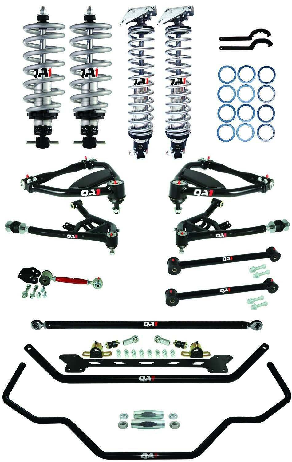 QA1 Handling Kit 2.0, Level 2, B-Body, 69-70 Chevy B-Body, W/Shocks (1969-1970 Biscayne, Impala) - HK02-GMB3