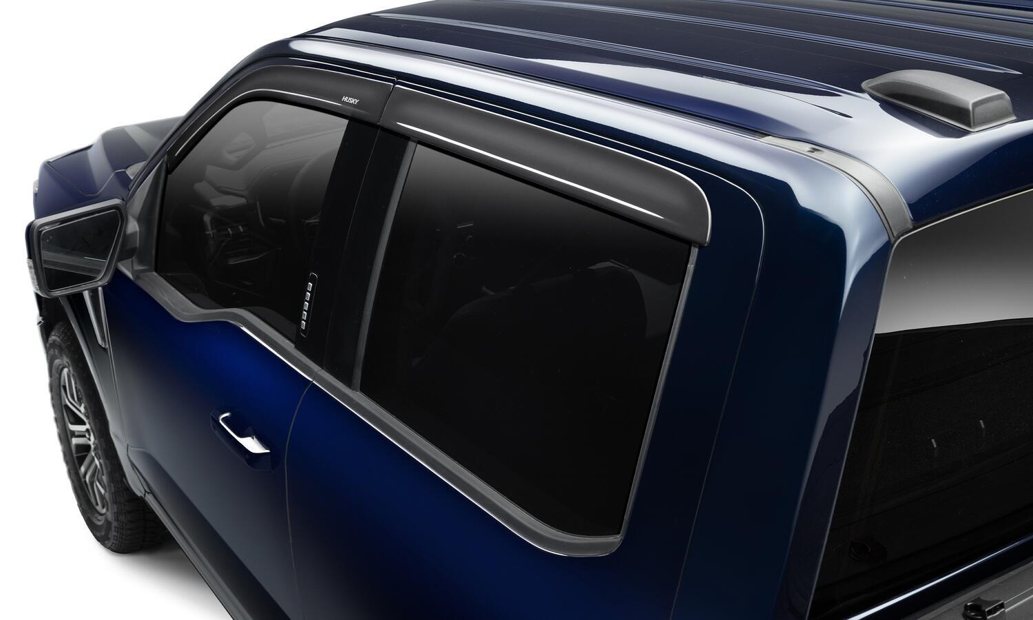Husky Liners Low Profile Ventvisor Deflector; Smoke; Outside Mount; 4 Pc. (2012-2024 Durango) - 2854102