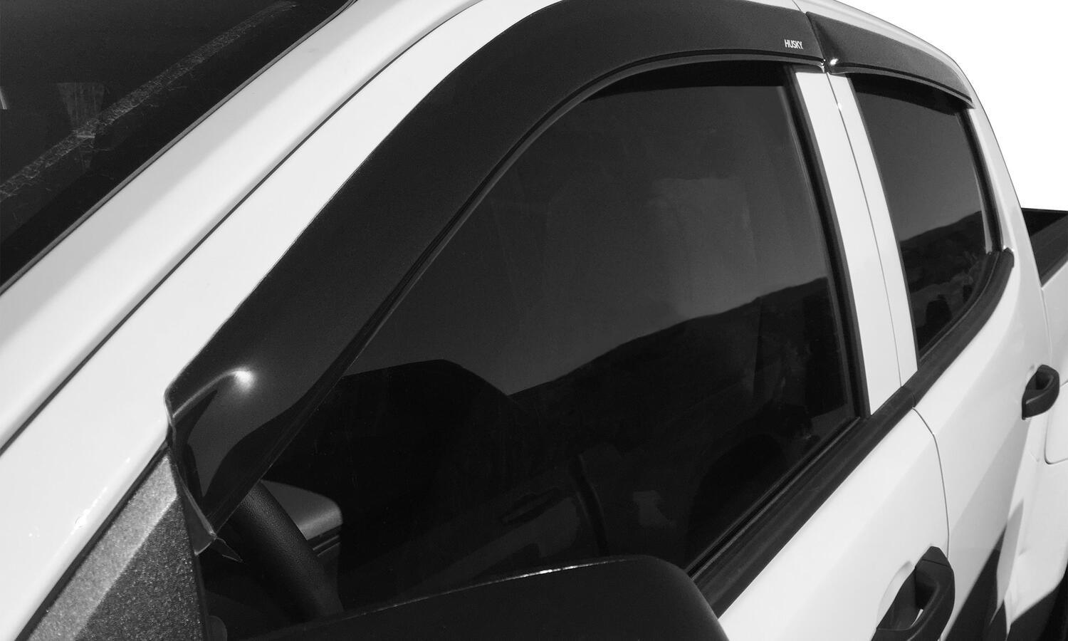 Husky Liners Low Profile Ventvisor Deflector; Smoke; Outside Mount; 4 Pc. (2006-2011 Honda Civic) - 2854001