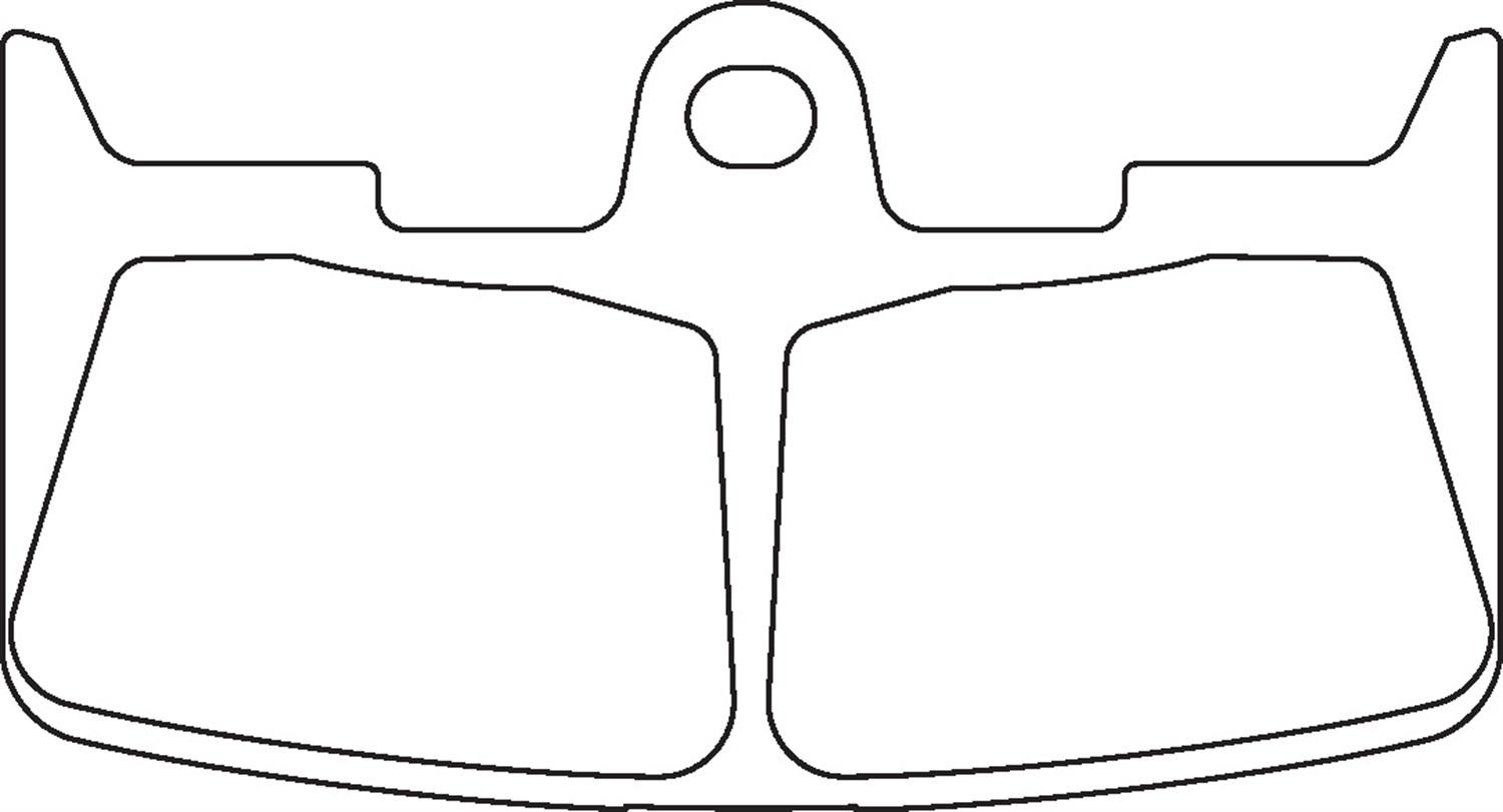Hawk Motorcycle Brake Pads (2002-2003 Buell XB9R Firebolt) - HMC5011