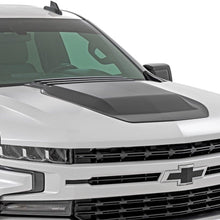 Rough Country Hood Scoop GLT Glacier Blue Chevy Silverado 1500 2WD/4WD (2019-2026) (2019-2026 Silverado 1500, Silverado 1500 LTD) - HS10010-GLT