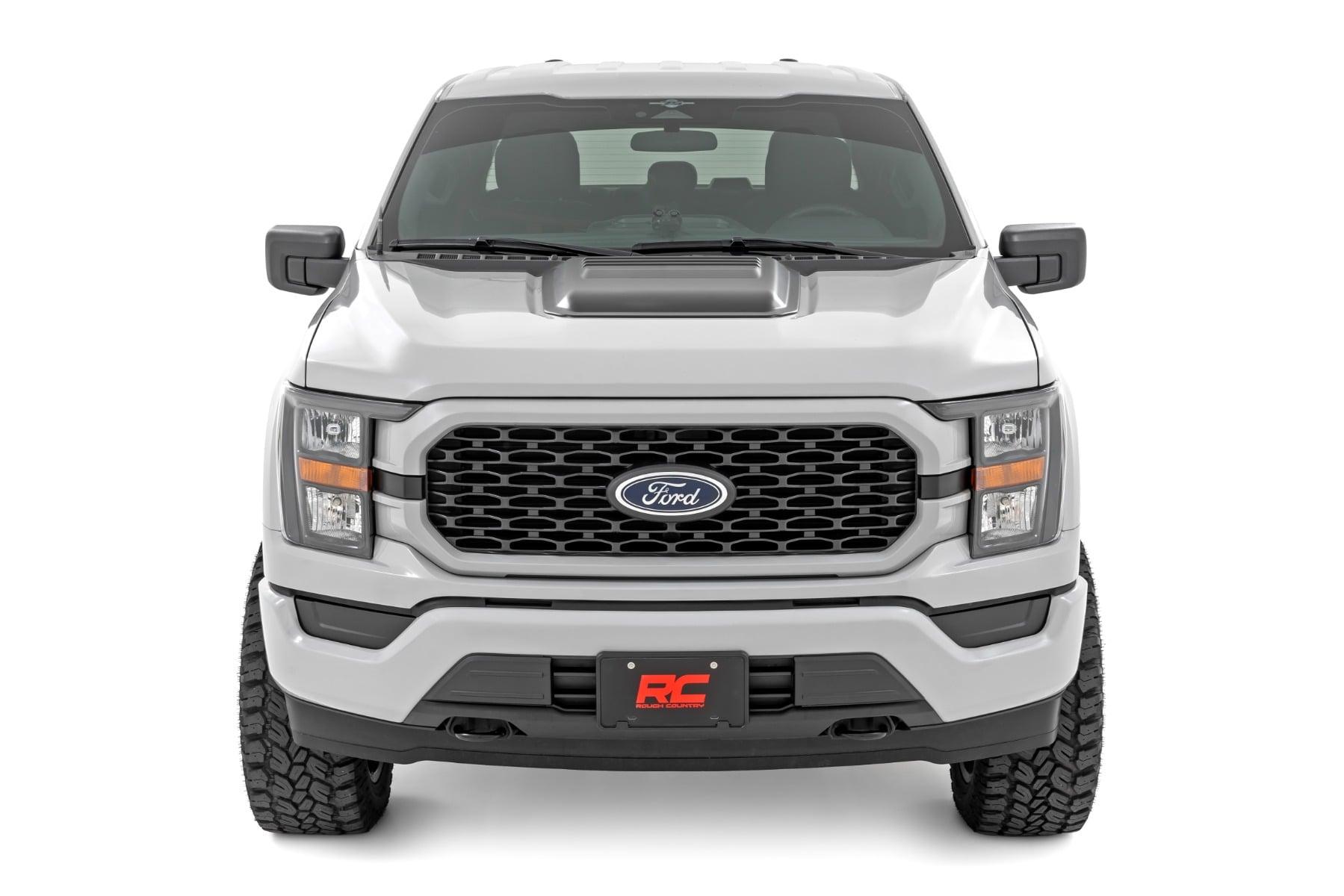 Rough Country Hood Scoop E7 Velocity Blue Ford F-150 2WD/4WD (2021-2025) (2021-2026 F-150) - HS30010-E7