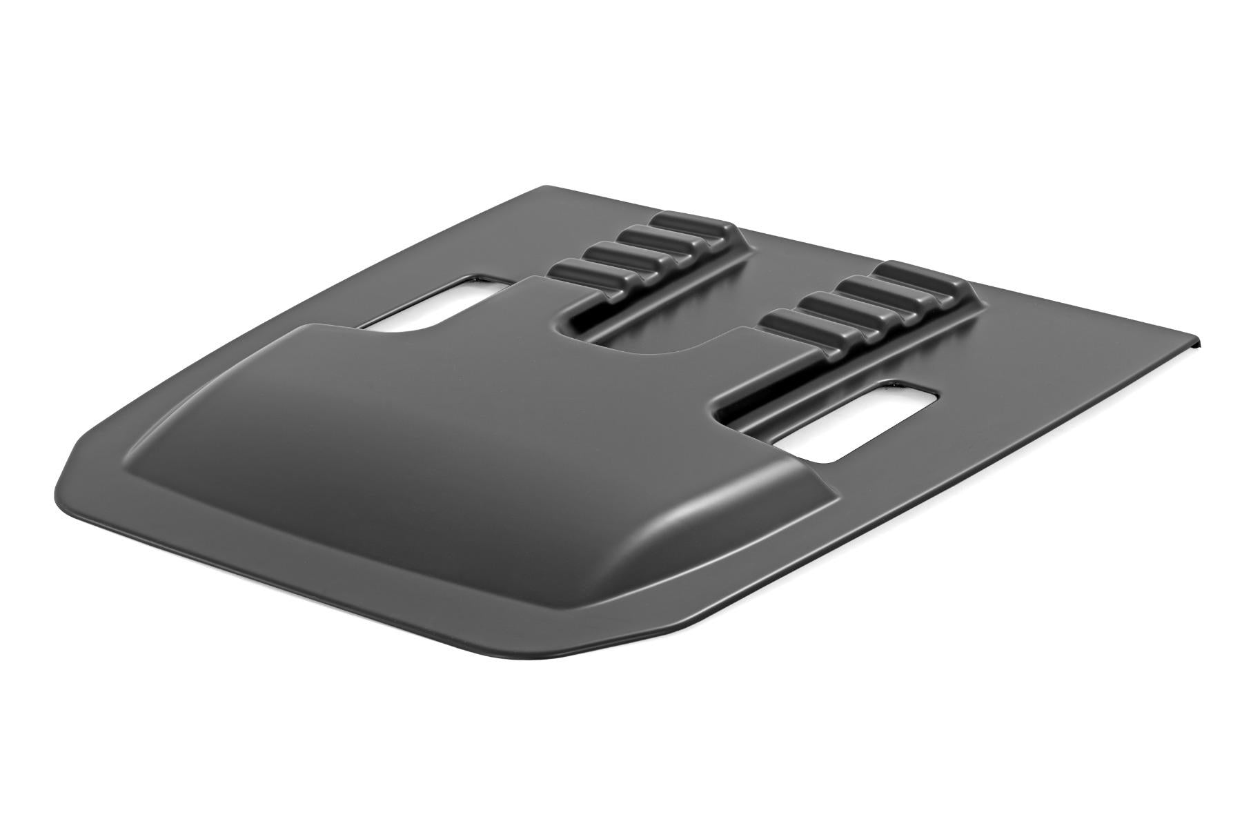 Rough Country Hood Scoop PSC Billet Silver Jeep Gladiator JT/Wrangler JL 4WD (18-26) (2019-2020 Wrangler, Gladiator) - HS60010-PSC
