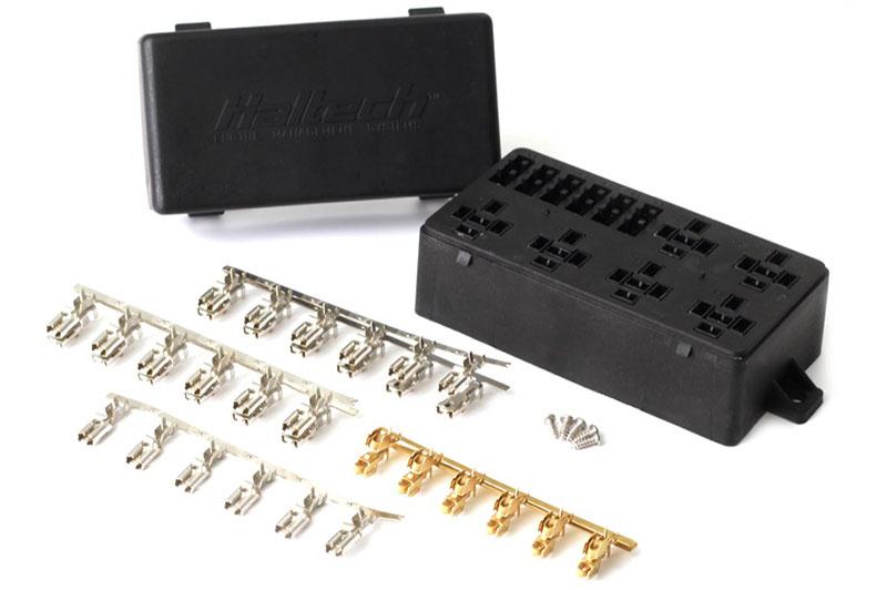 Haltech 6 Circuit Haltech Fuse Box with Lid - HT-030102