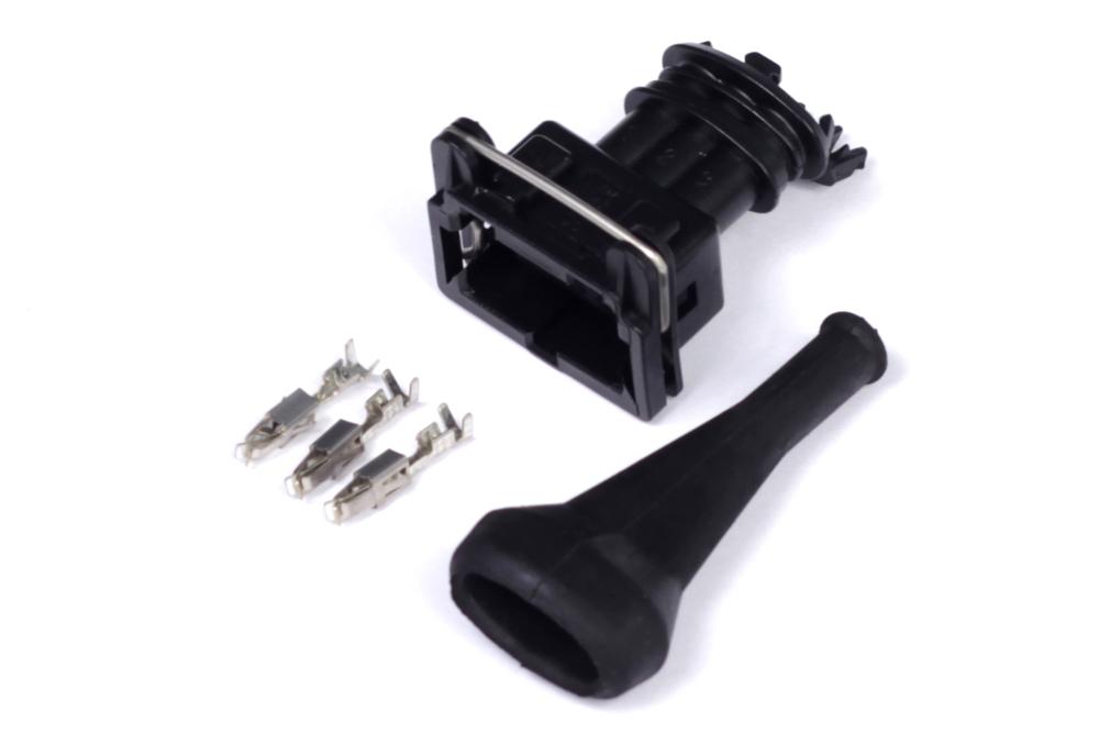Haltech Plug and Pins Only - Bosch 3 Pin Junior Timer Female Connector - HT-030310