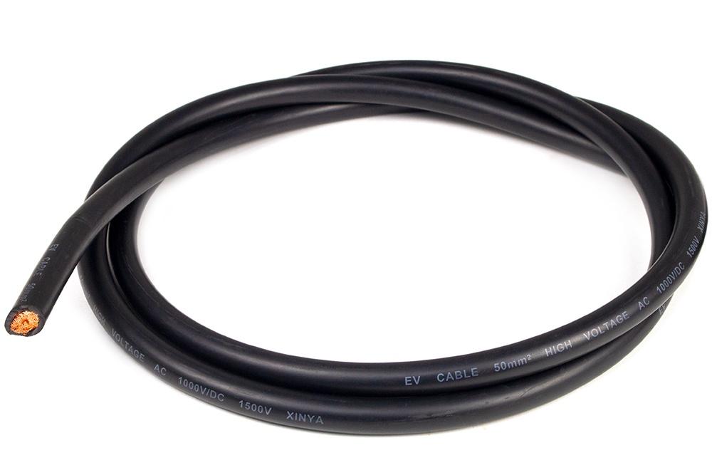 Haltech 1 AWG Battery Cable (Black) - HT-039222