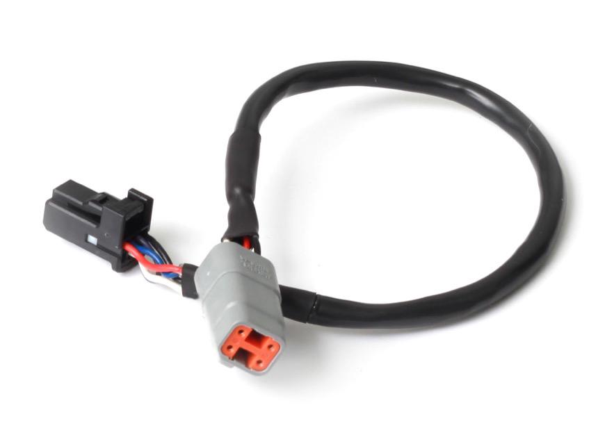 Haltech Elite CAN Cable DTM-4 to 8 pin Black Tyco - HT-130031