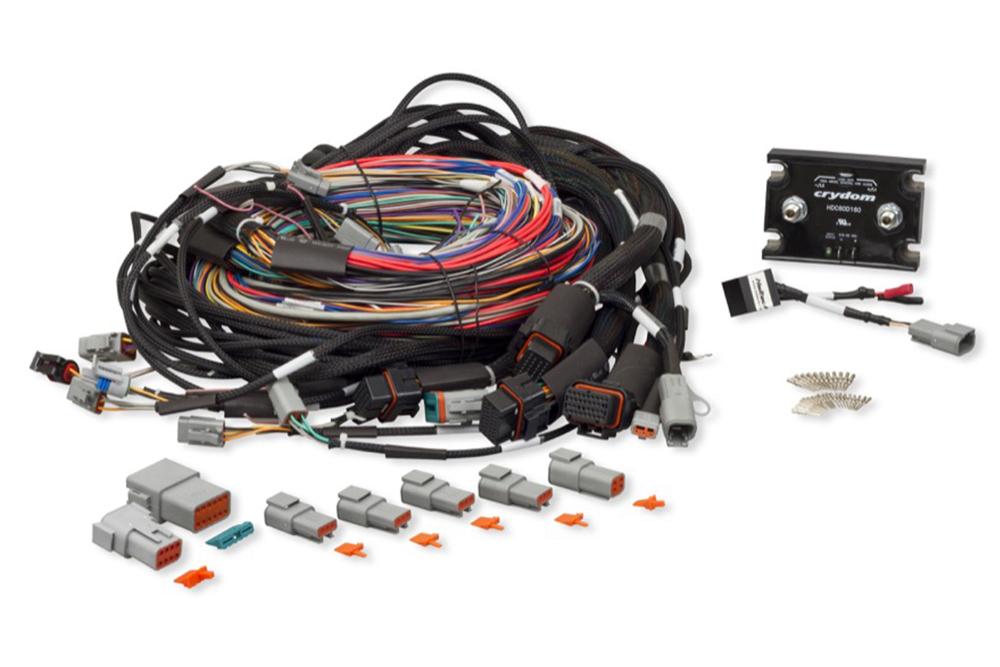 Haltech Elite 2500 & Race Expansion Module (REM) 16 Injector Universal Integrated Wire-in Harness - HT-142004