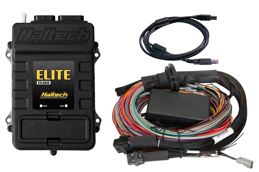 Haltech Elite 1500 + Premium Universal Wire-in Harness Kit - HT-150905