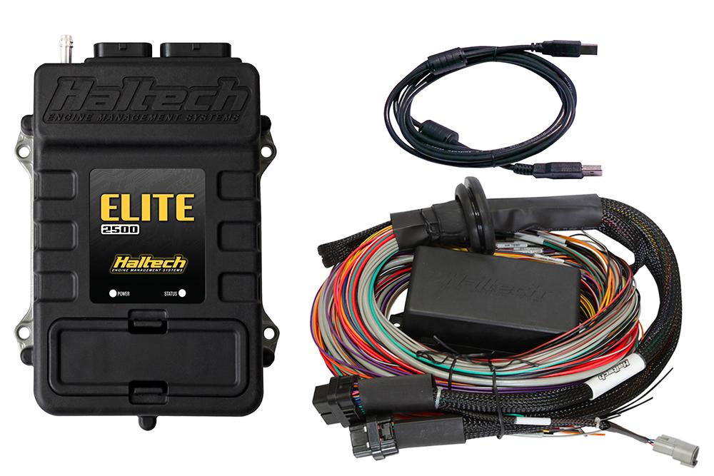 Haltech Elite 2500 + Premium Universal Wire-in Harness Kit - HT-151305