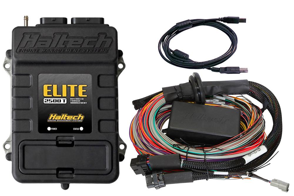 Haltech Elite 2500 T + Premium Universal Wire-in Harness Kit - HT-151314