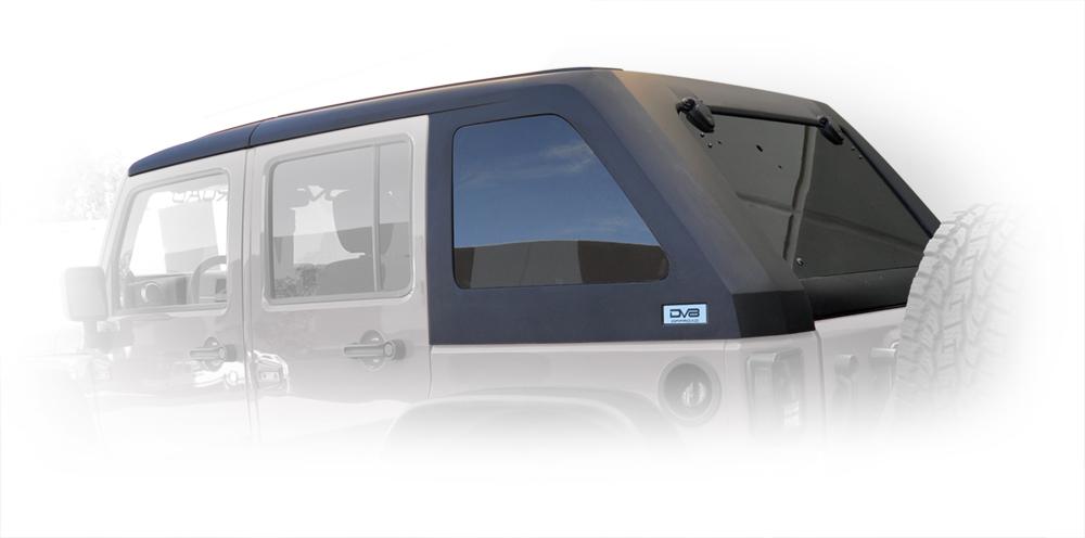 DV8 Offroad Hard Top; Fastback (2007-2018 Wrangler JK, Wrangler) - HT07FB42