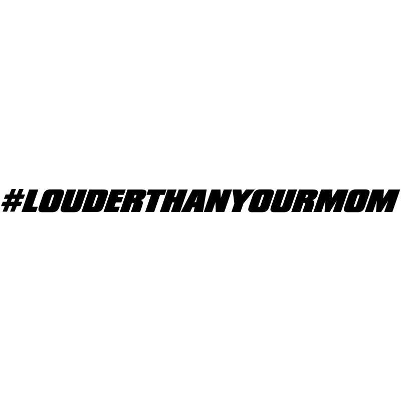 Anchor Room Hashtag - Louder Than Your Mom - Gloss White - DCL_HT_LM_GW