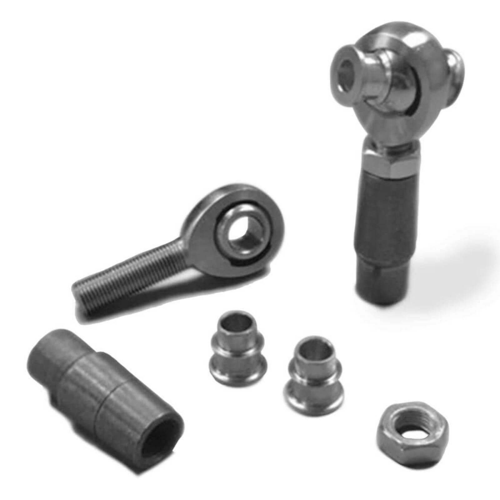 Steinjager Heims, Nuts, Bungs, Inserts Rod End Kits 3/8-24 RH and LH Chrome Moly Housing, Nylon Race Fits 0.750 x 0.058 Tubing 2 Rod Ends - J0019245