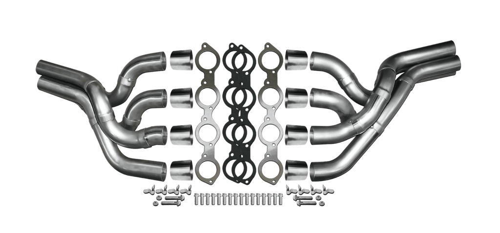 Dynatech Long Tube BBC Side Exit Header Kit 2.38 -2.50  Tube Size   Dynatech - 760-44410