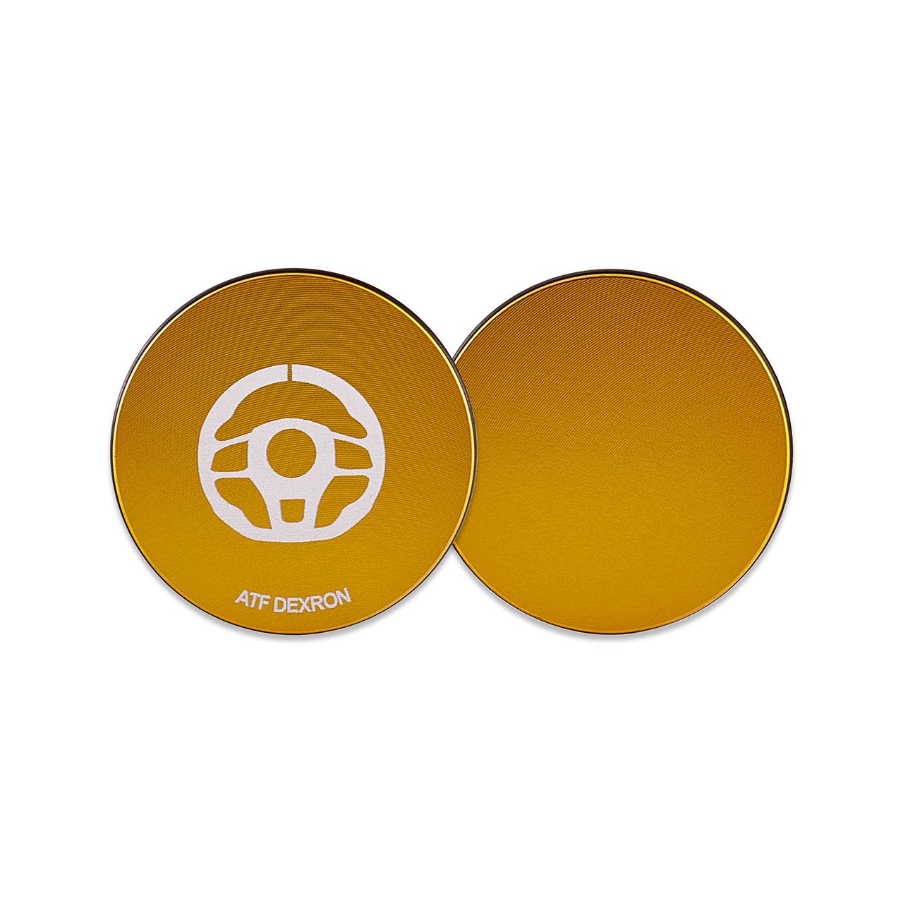 IAG Performance Dress-Up Cap Power Steering Gold Insert (2002-2014 Subaru Impreza, Subaru Forester, Subaru Legacy) - IAG-ACC-5321GD-PS01