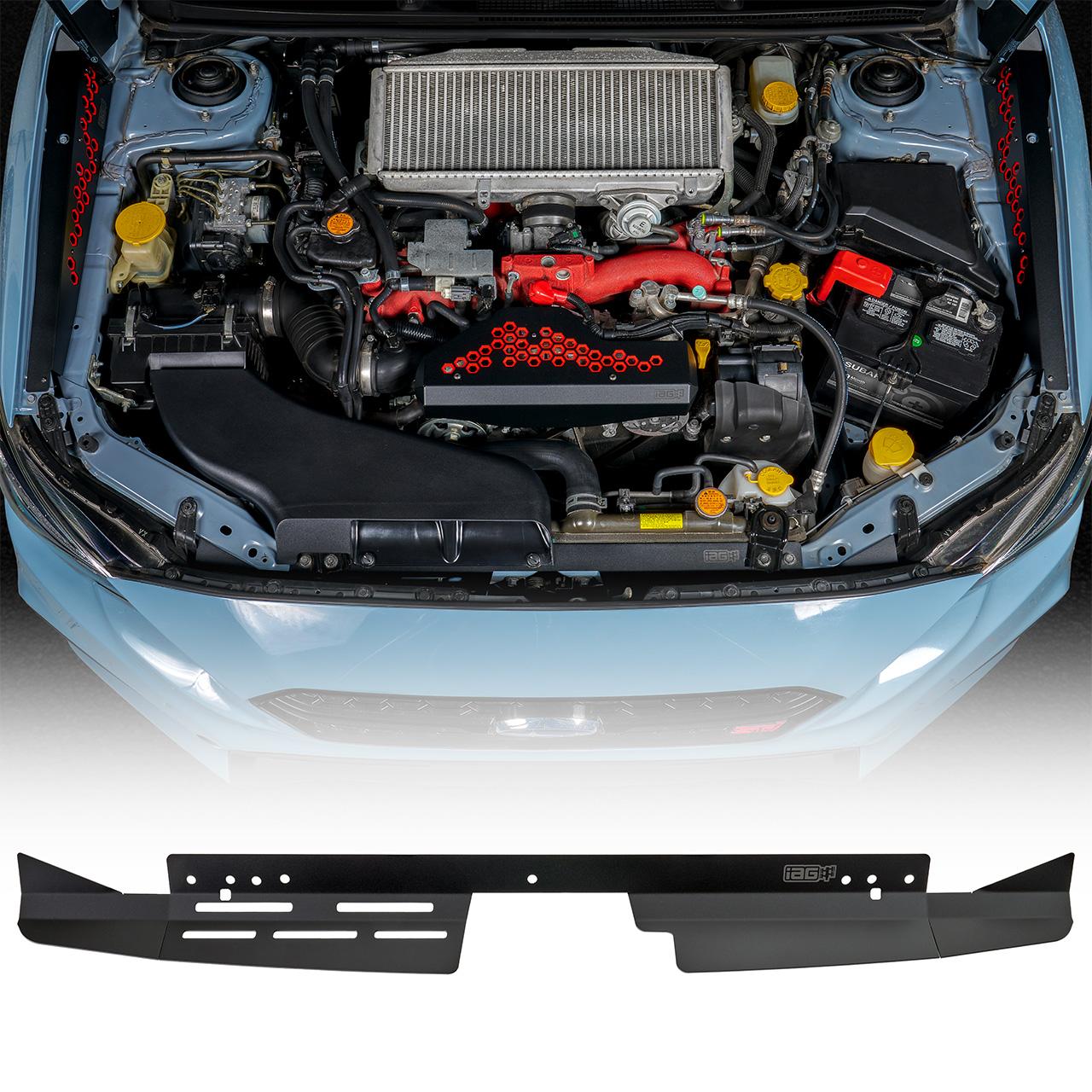 IAG Performance Radiator Shroud 15-21 Wrx &Amp; Sti - Black (2015-2021 Subaru WRX, Subaru WRX STI) - IAG-ACC-5335BK