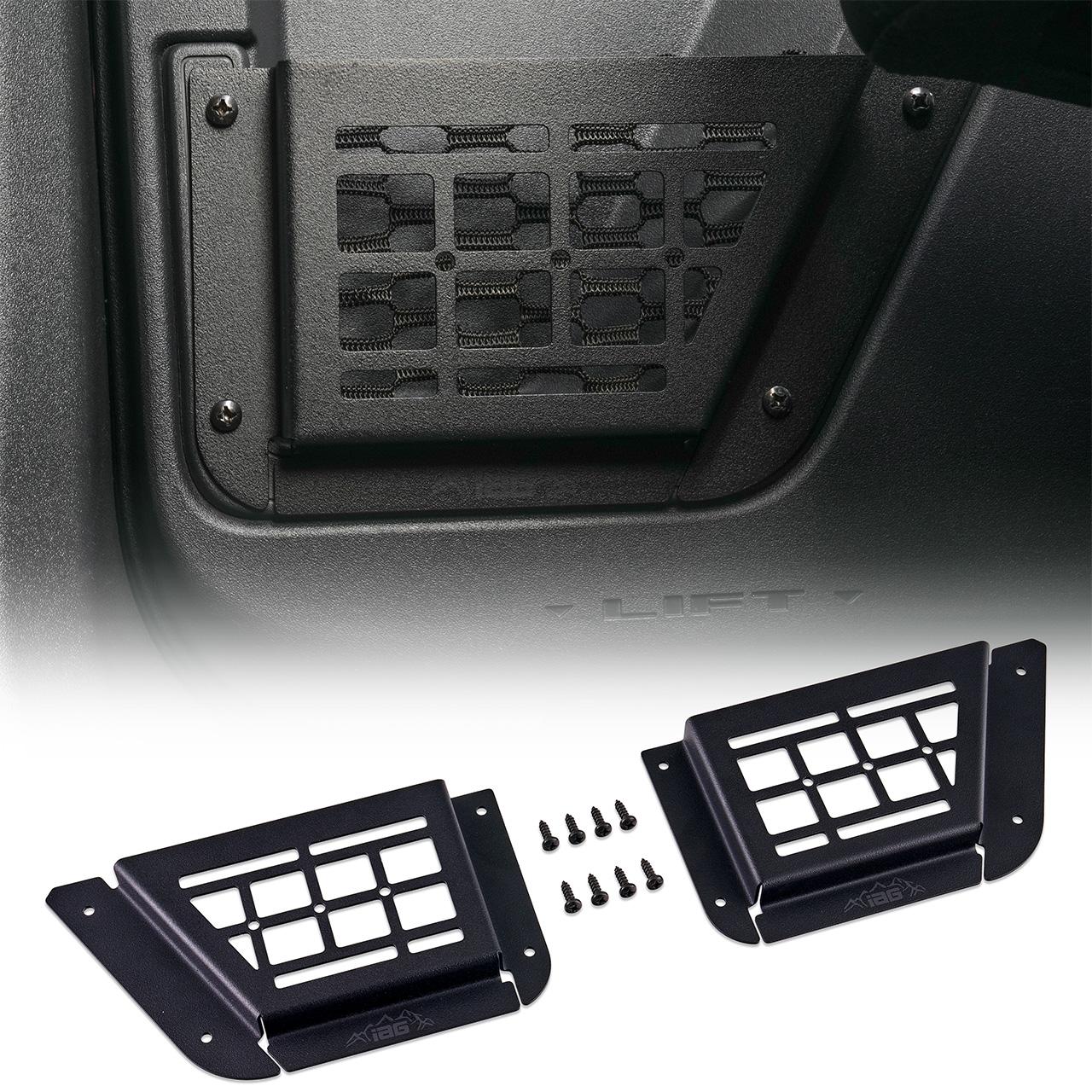 IAG Performance Iag Rear Door Bin Black Steel Molle (2021-2024 Ford Bronco) - IAG-ACC-F1081
