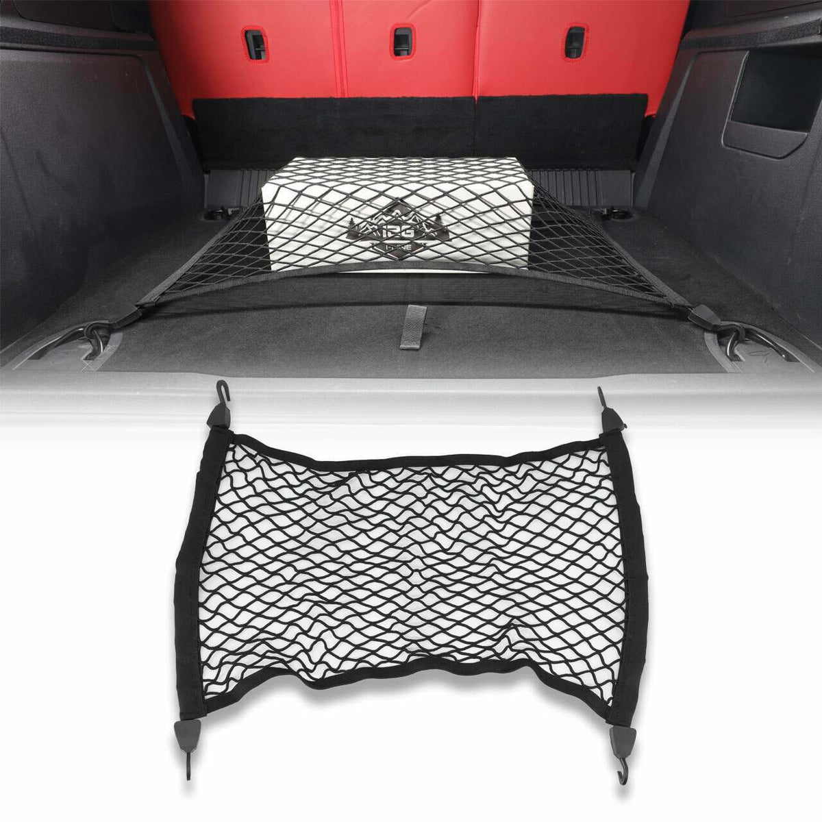 IAG Performance I-Line Cargo Net Single Layer Elastic (2021-2025 Ford Bronco) - IAG-ACC-F3127