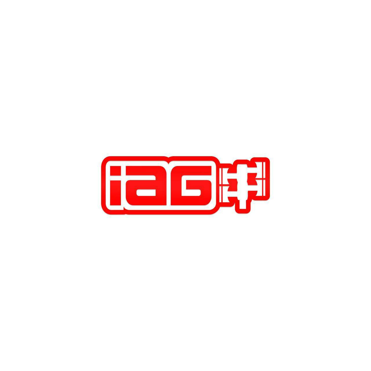 IAG Performance 6" Red Die Cut Sticker - Sold Individually - IAG-AWS-1200RD