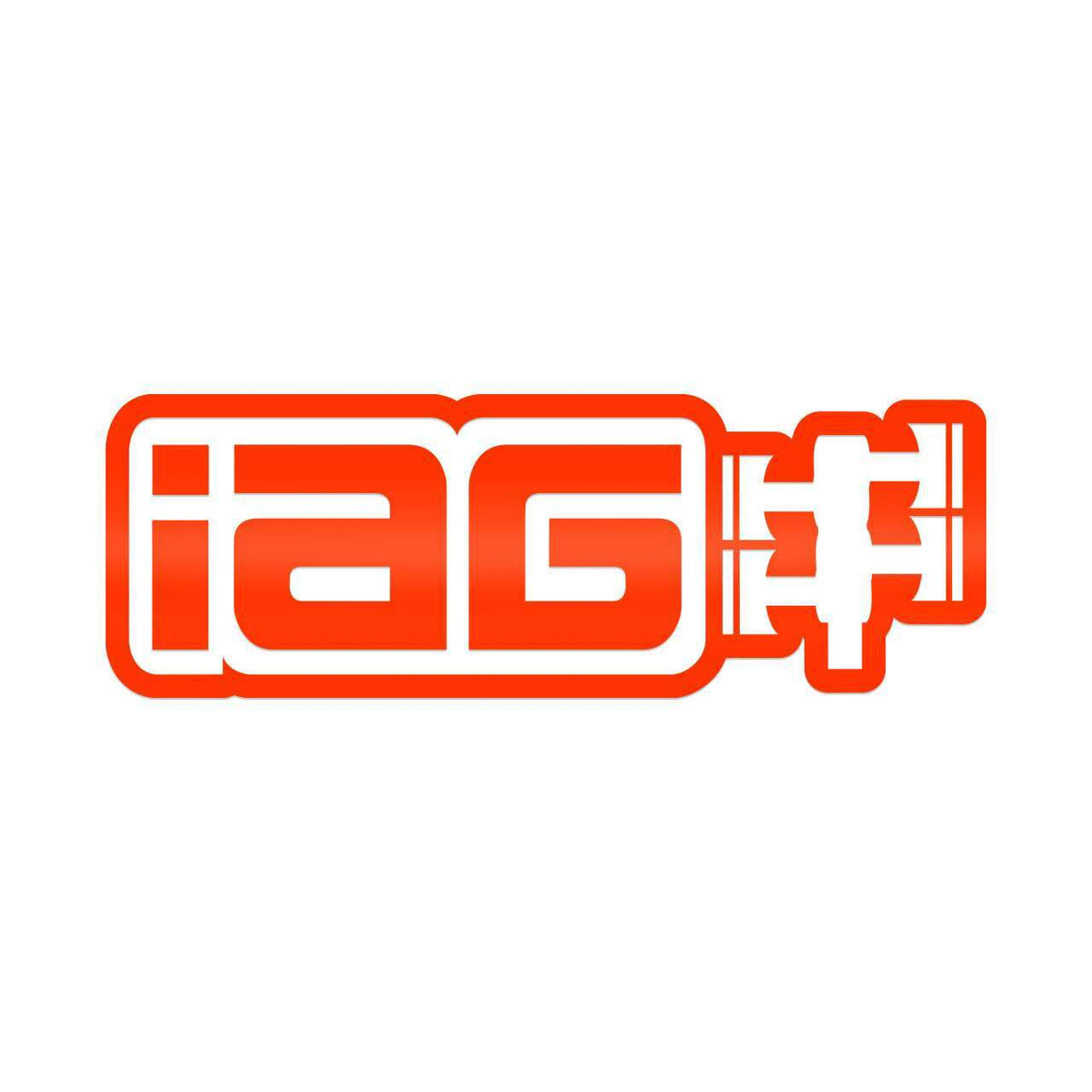 IAG Performance 20" Red Die Cut Sticker - Sold Individually - IAG-AWS-1220RD