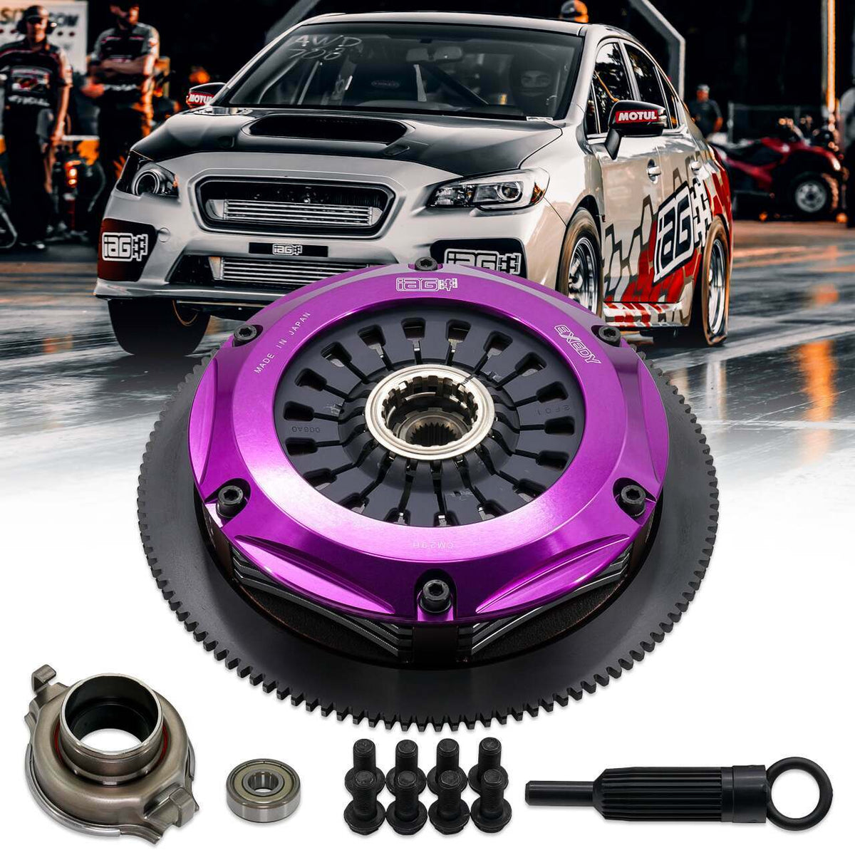 IAG Performance Triple Disc Clutch &Amp; Flywheel Kit - 24 Spline - IAG-DRV-3101-24