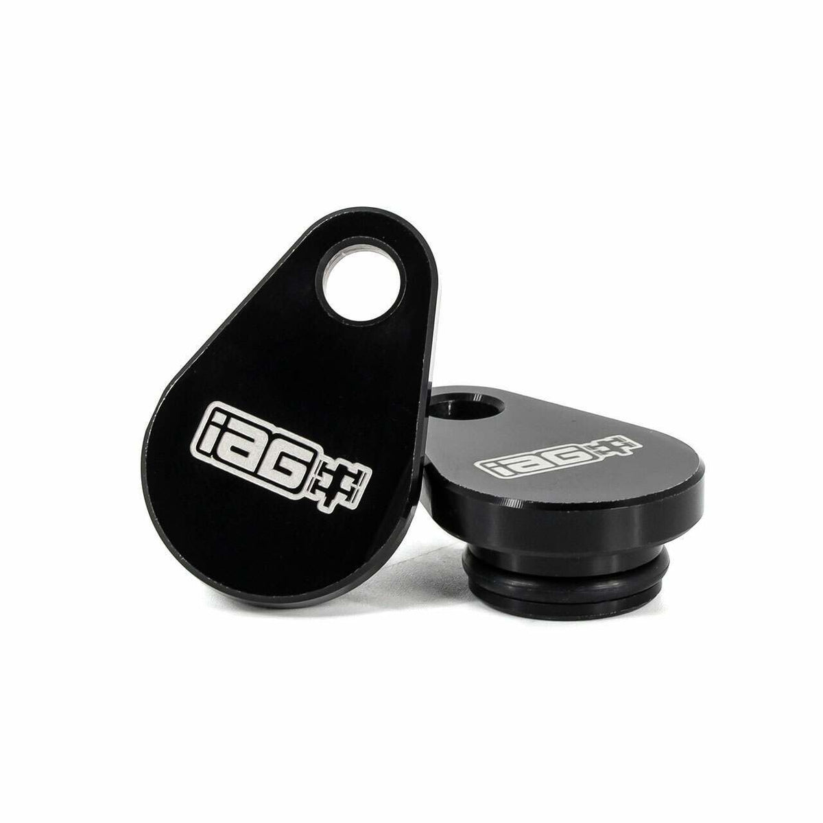 IAG Performance Black Avcs Camshaft Sensor Plugs Set (2002-2005 Impreza WRX) - IAG-ENG-2060BK