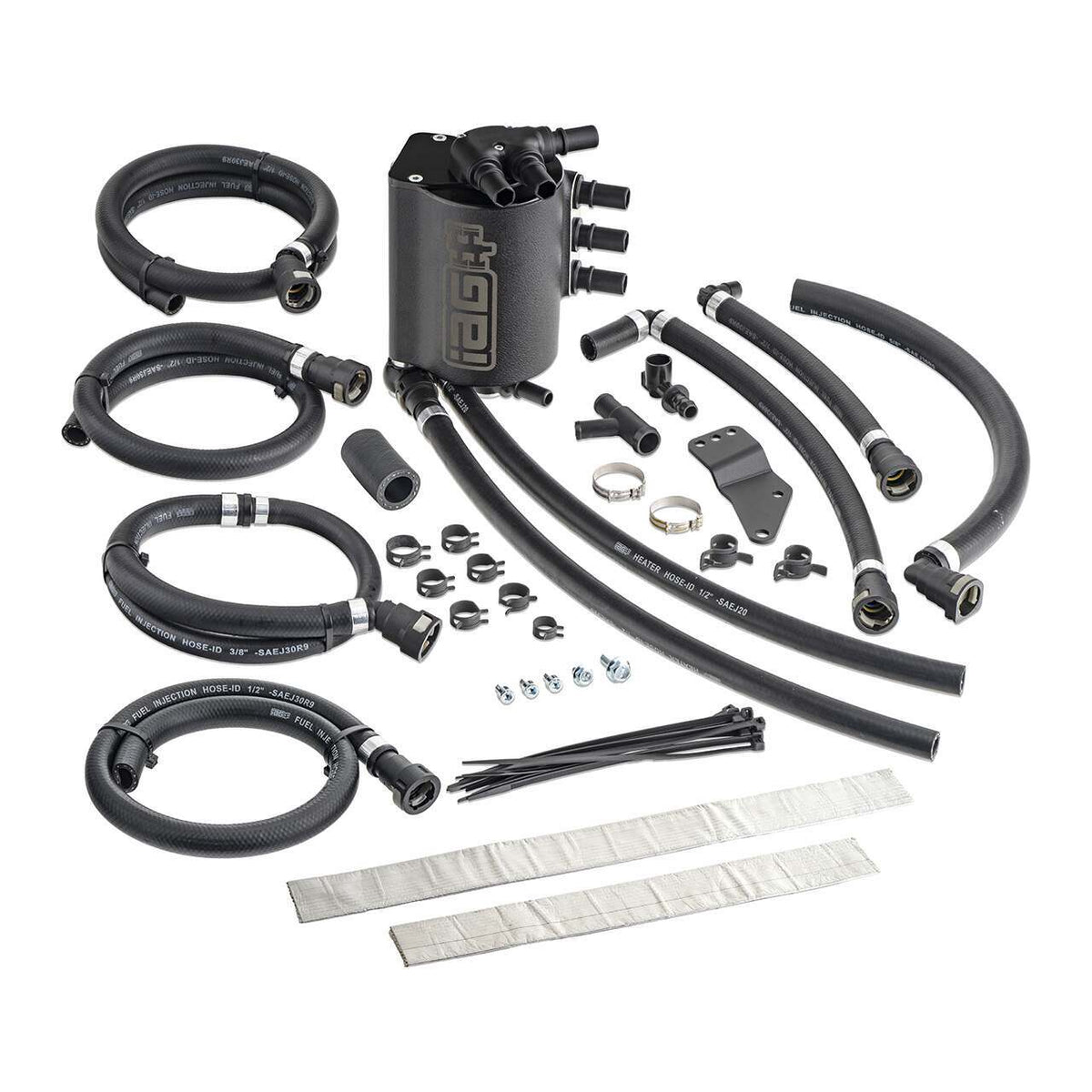 IAG Performance Air Oil Separator Aos - Black - IAG-ENG-7185BK