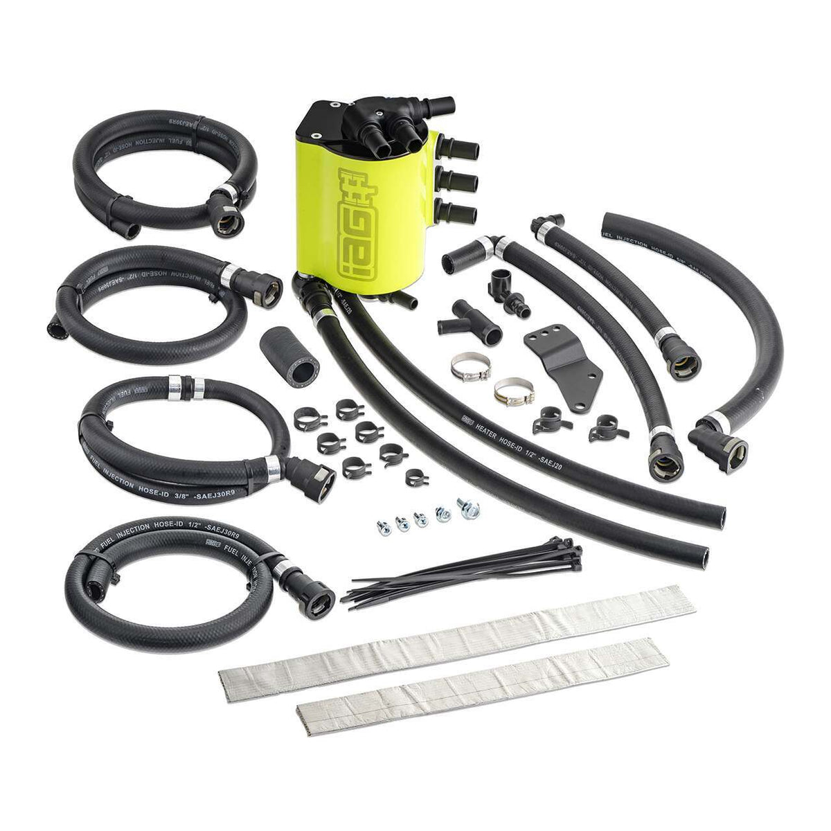 IAG Performance Air Oil Separator Aos - Neon Yellow - IAG-ENG-7185NY