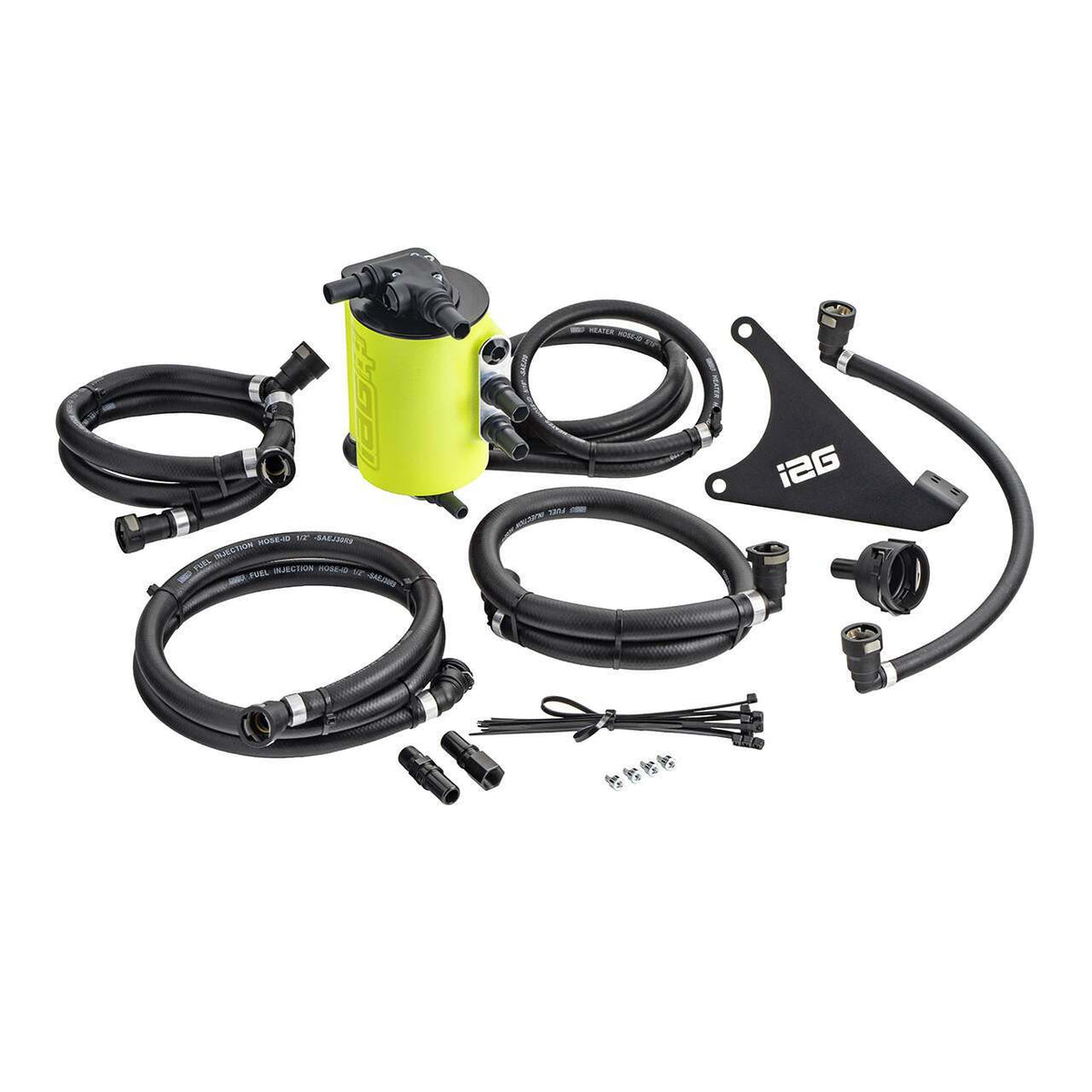 IAG Performance Air Oil Separator Aos - Neon Yellow - IAG-ENG-7188NY