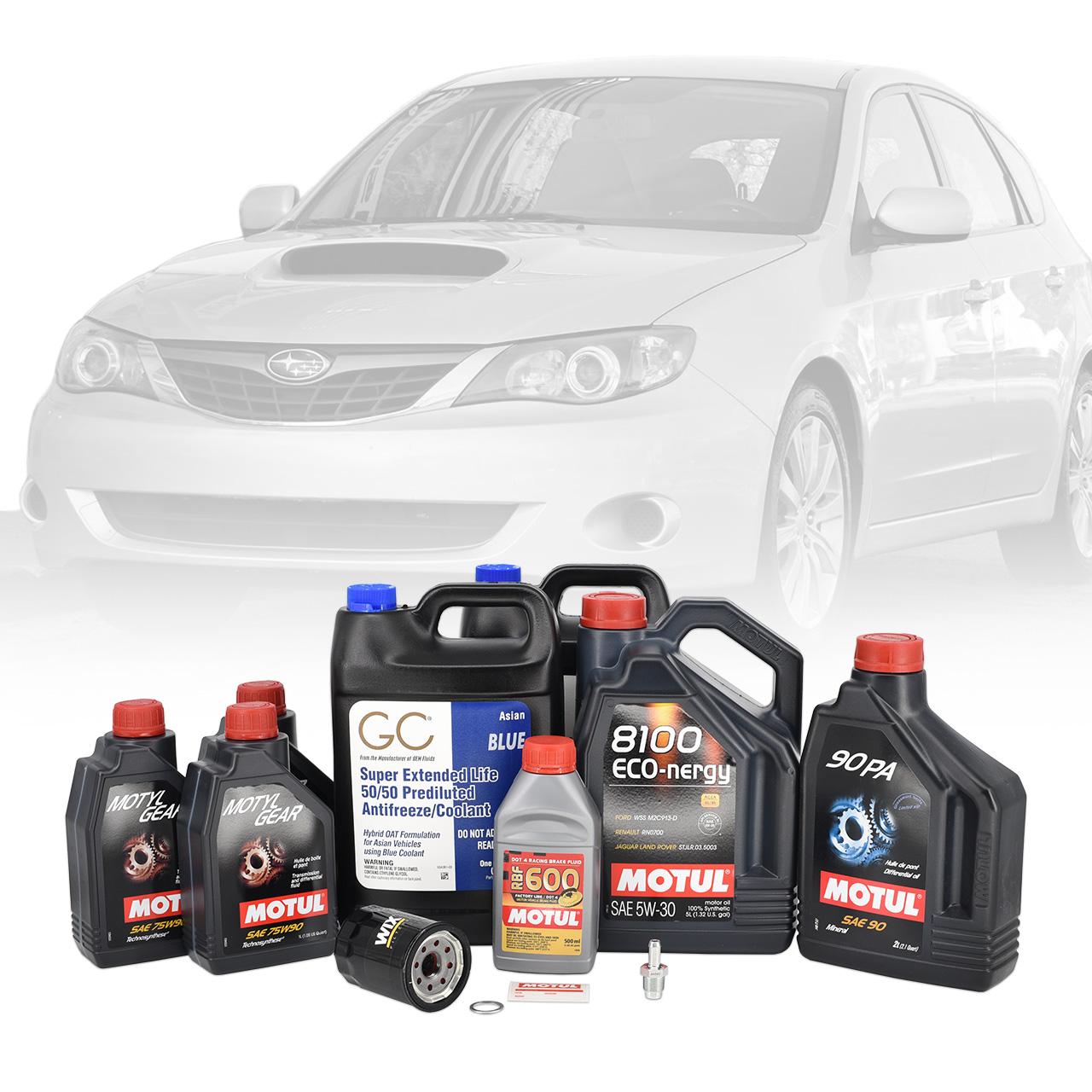 IAG Performance 30K/90K Oe Engine Service Package W/ Metal Valve For 2008-14 Subaru Wrx (2008-2014 Impreza WRX) - IAG-MNT-1033