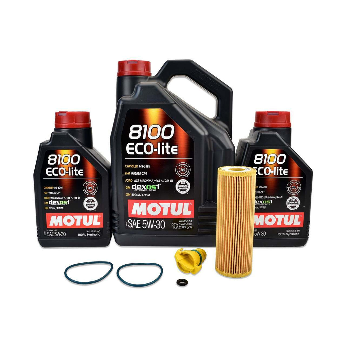 IAG Performance Motul 5W30 Eco-Lite Engine Oil Change Package (2021-2025 Ford Bronco) - IAG-MNT-F1010